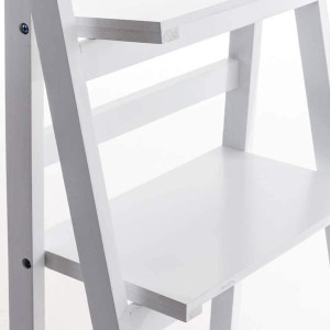 Estantería en Escalera ANDREW, Plegable, en Madera color Blanco