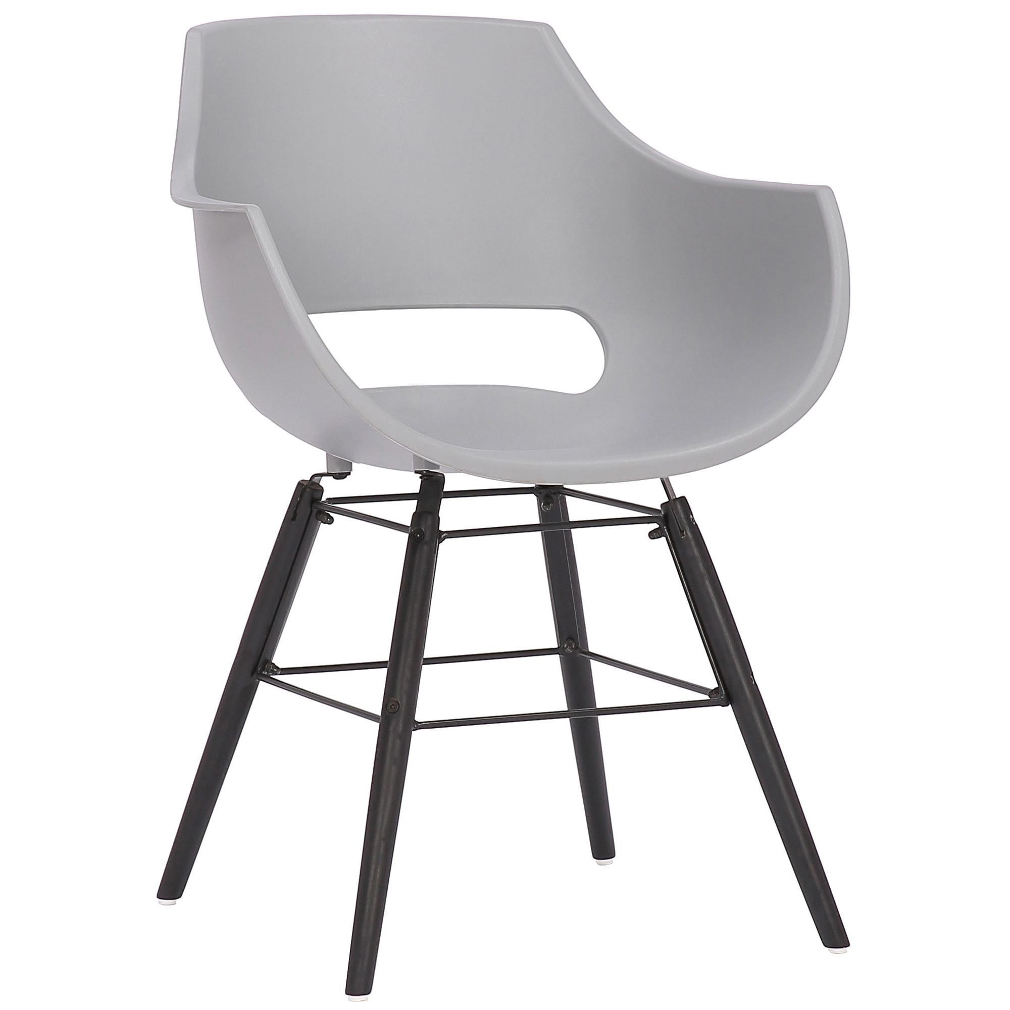 Silla de Confidente CALIFORNIA, Diseño Nórdico, Patas de Madera Negras, color Amarillo