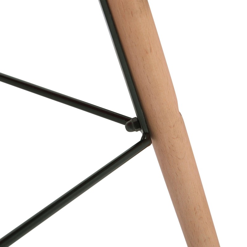 Silla de Confidente CALIFORNIA, Patas de Madera Claras, color Amarillo