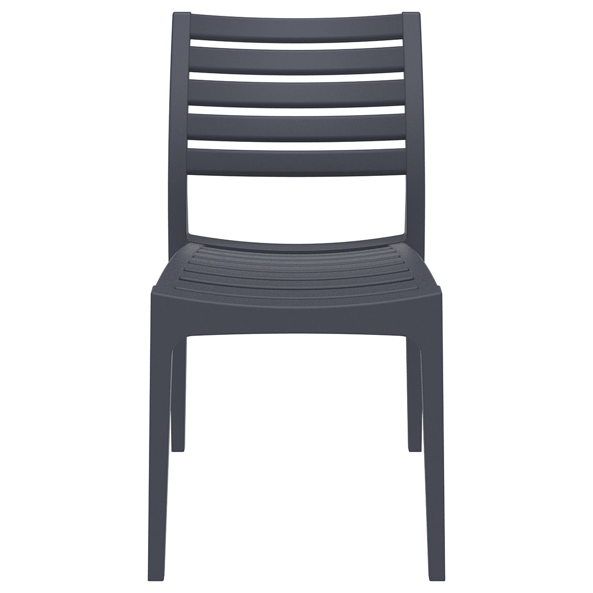 Silla de Confidente HECTOR, Diseño Moderno, Apilable, color Negro