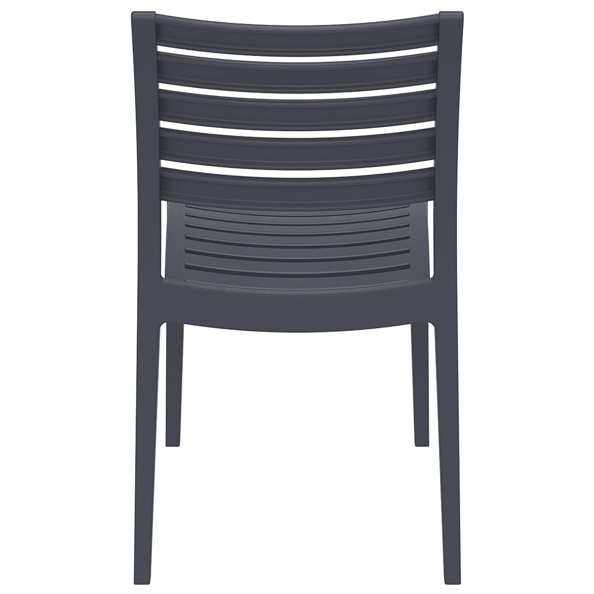Silla de Confidente HECTOR, Diseño Moderno, Apilable, color Negro
