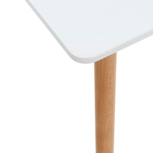 Mesa BERGER, 60x60x70 cm, color Blanco