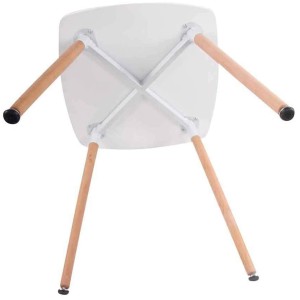 Mesa BERGER, 60x60x70 cm, color Blanco