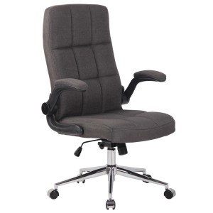 Silla de Oficina FLEXI TELA, Brazos Abatibles, color Negro