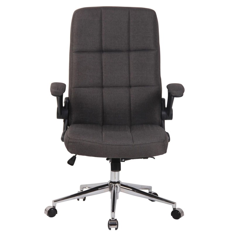 Silla de Oficina FLEXI TELA, Brazos Abatibles, color Negro