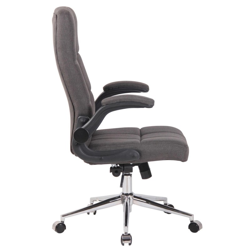 Silla de Oficina FLEXI TELA, Brazos Abatibles, color Negro