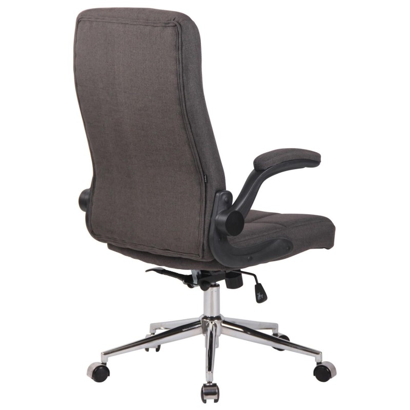 Silla de Oficina FLEXI TELA, Brazos Abatibles, color Negro