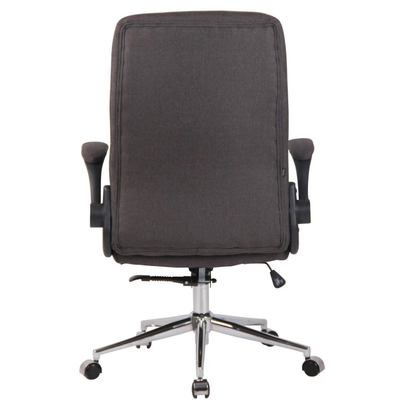 Silla de Oficina FLEXI TELA, Brazos Abatibles, color Negro