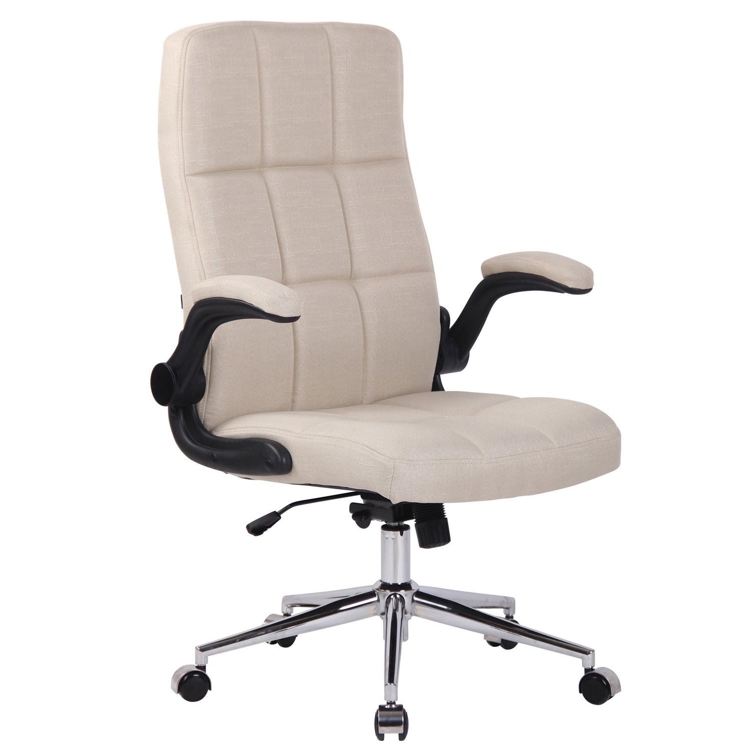 Silla de Oficina FLEXI TELA, Brazos Abatibles, Base Metálica, color Negro