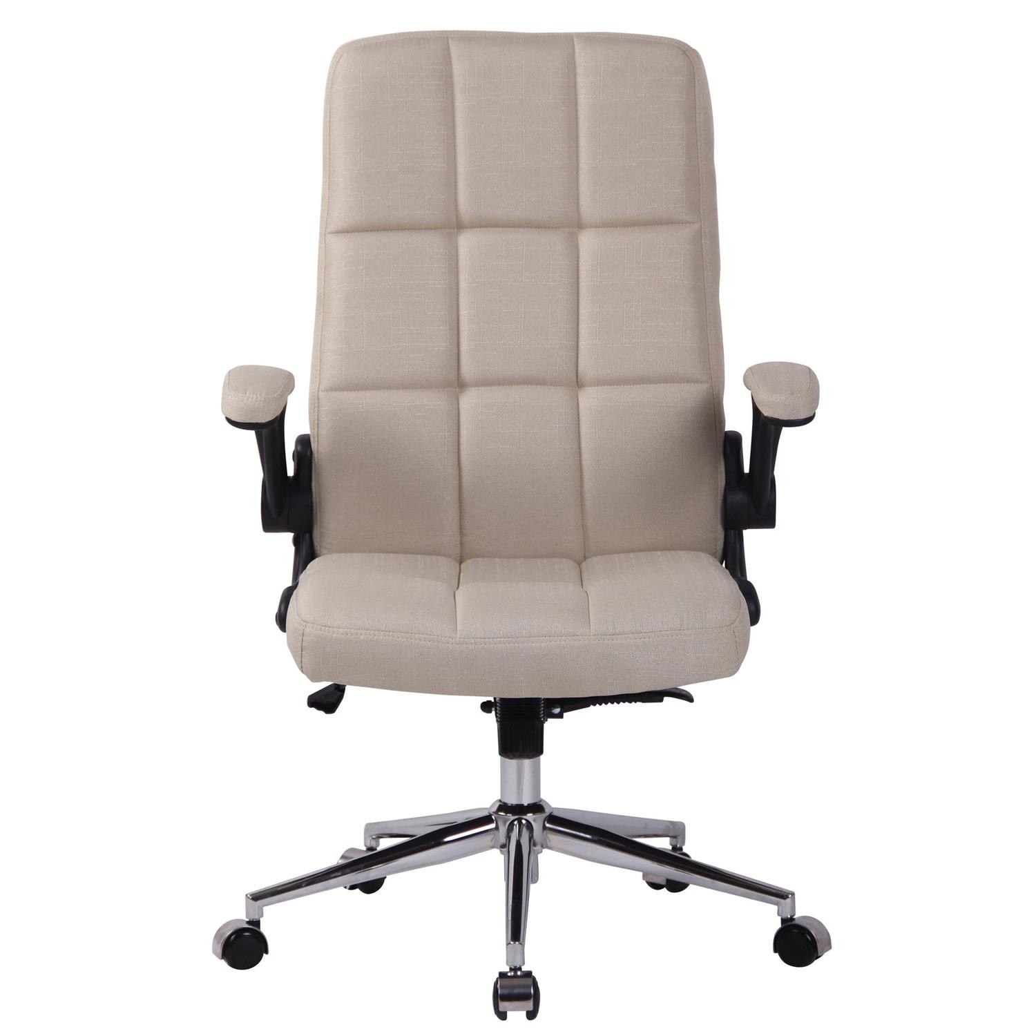 Silla de Oficina FLEXI TELA, Brazos Abatibles, Base Metálica, color Negro