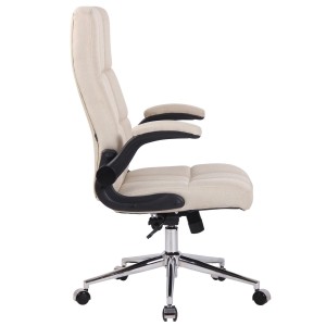 Silla de Oficina FLEXI TELA, Brazos Abatibles, color Negro