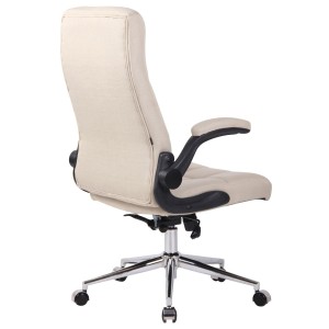 Silla de Oficina FLEXI TELA, Brazos Abatibles, color Negro