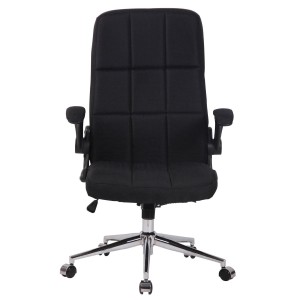 Silla de Oficina FLEXI TELA, Brazos Abatibles, color Negro