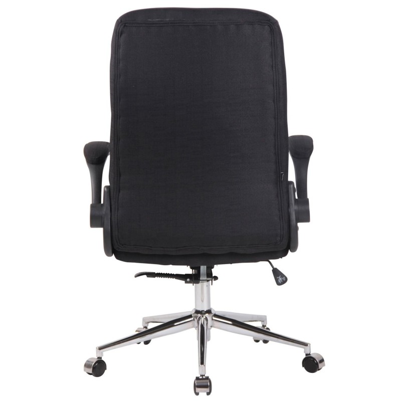 Silla de Oficina FLEXI TELA, Brazos Abatibles, color Negro