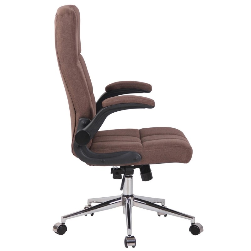 Silla de Oficina FLEXI TELA, Brazos Abatibles, color Negro