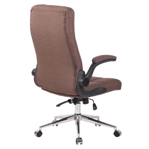 Silla de Oficina FLEXI TELA, Brazos Abatibles, color Negro