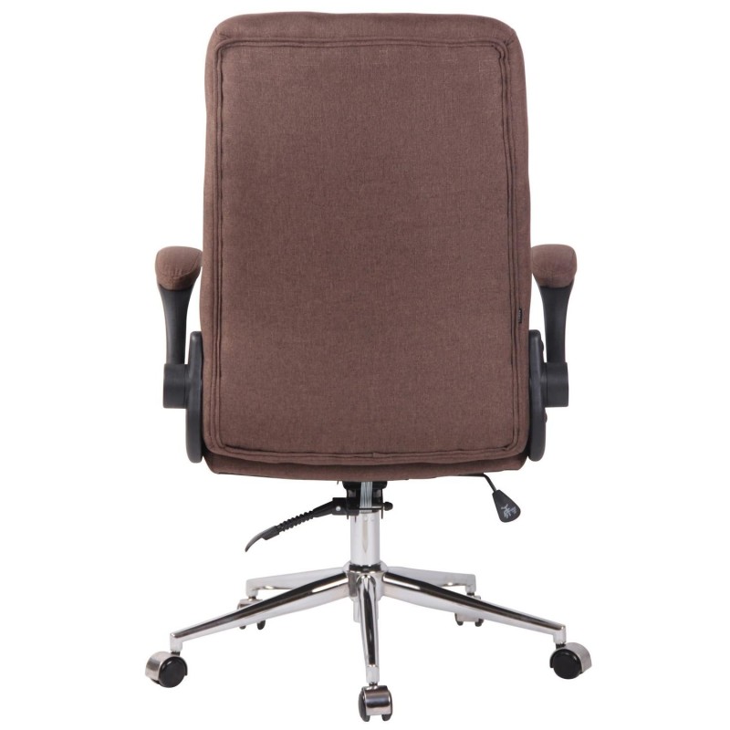 Silla de Oficina FLEXI TELA, Brazos Abatibles, color Negro