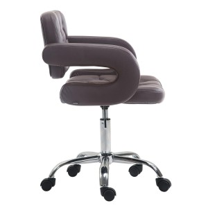 Silla de Oficina SAMSON en piel color negro