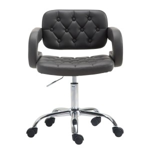 Silla de Oficina SAMSON en piel color negro