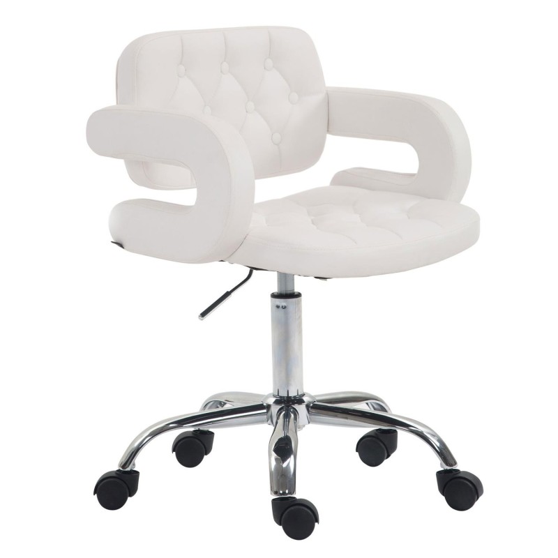 Silla de Oficina SAMSON en piel color negro