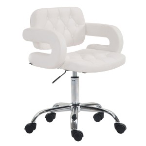 Silla de Oficina SAMSON en piel color negro
