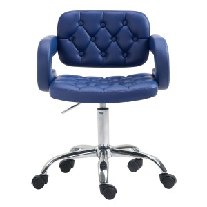 Silla de Oficina SAMSON en piel color negro