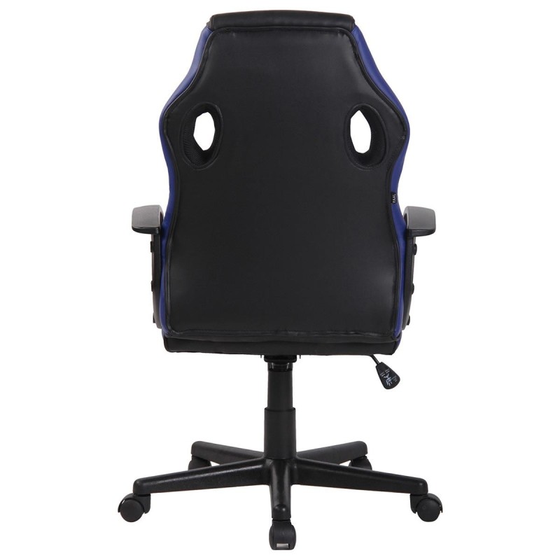 Silla Gaming DELI, en Malla y Piel, color Negro