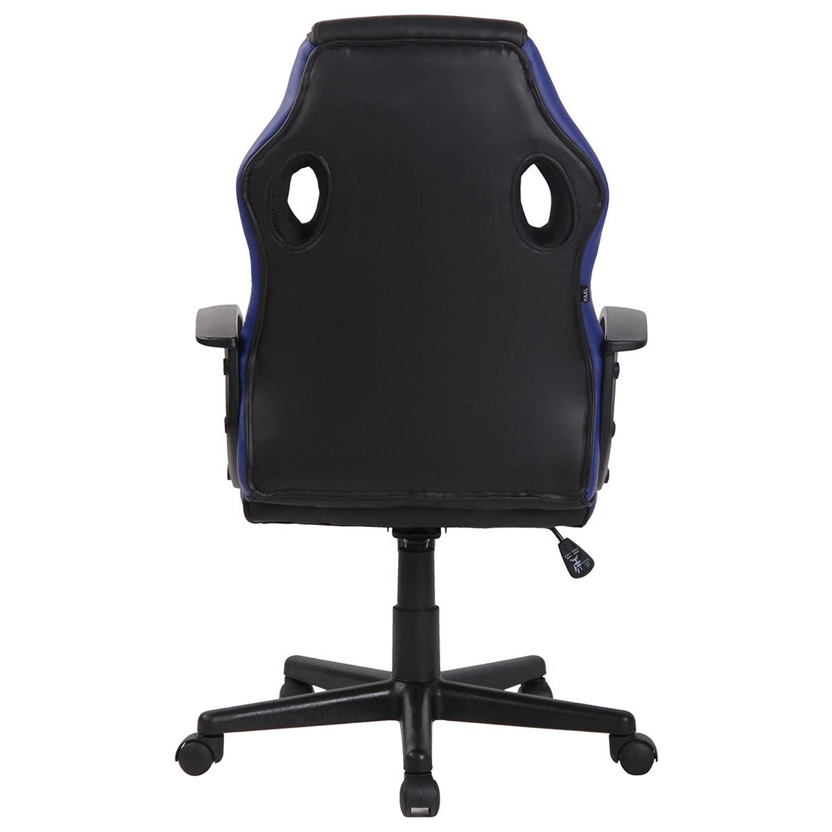 Silla Gaming DELI, Diseño Deportivo, en Malla y Piel, color Negro