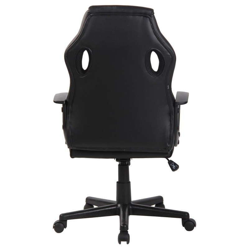 Silla Gaming DELI, en Malla y Piel, color Negro