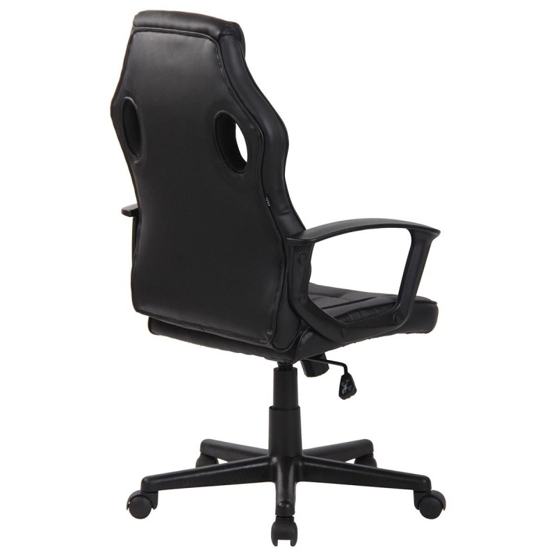 Silla Gaming DELI, en Malla y Piel, color Negro