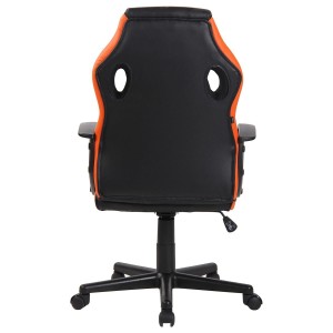 Silla Gaming DELI, en Malla y Piel, color Negro