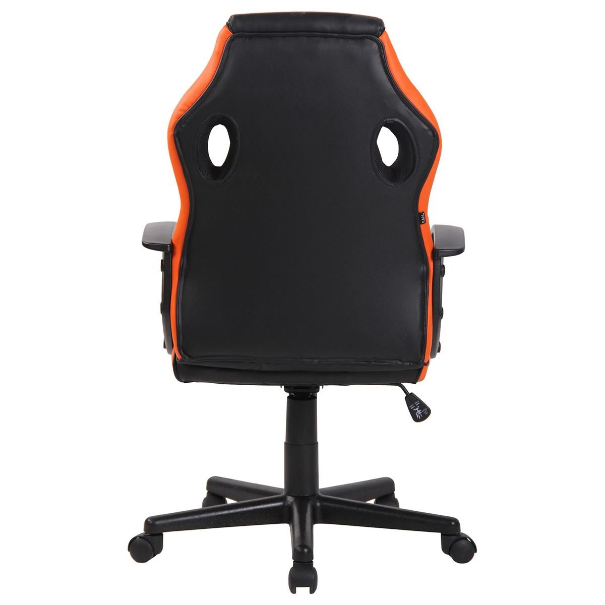 Silla Gaming DELI, Diseño Deportivo, en Malla y Piel, color Negro