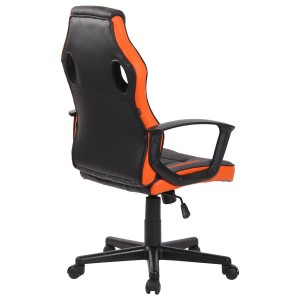 Silla Gaming DELI, en Malla y Piel, color Negro