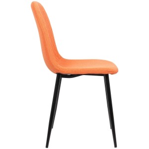 Silla de Confidente DOGMA, en tela color negro