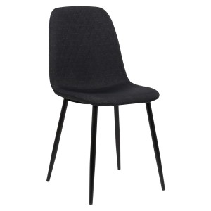 Silla de Confidente DOGMA, en tela color negro