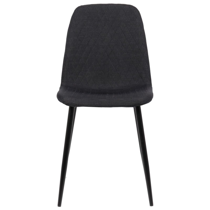 Silla de Confidente DOGMA, en tela color negro