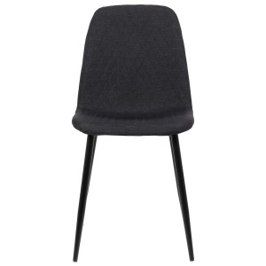 Silla de Confidente DOGMA, en tela color negro