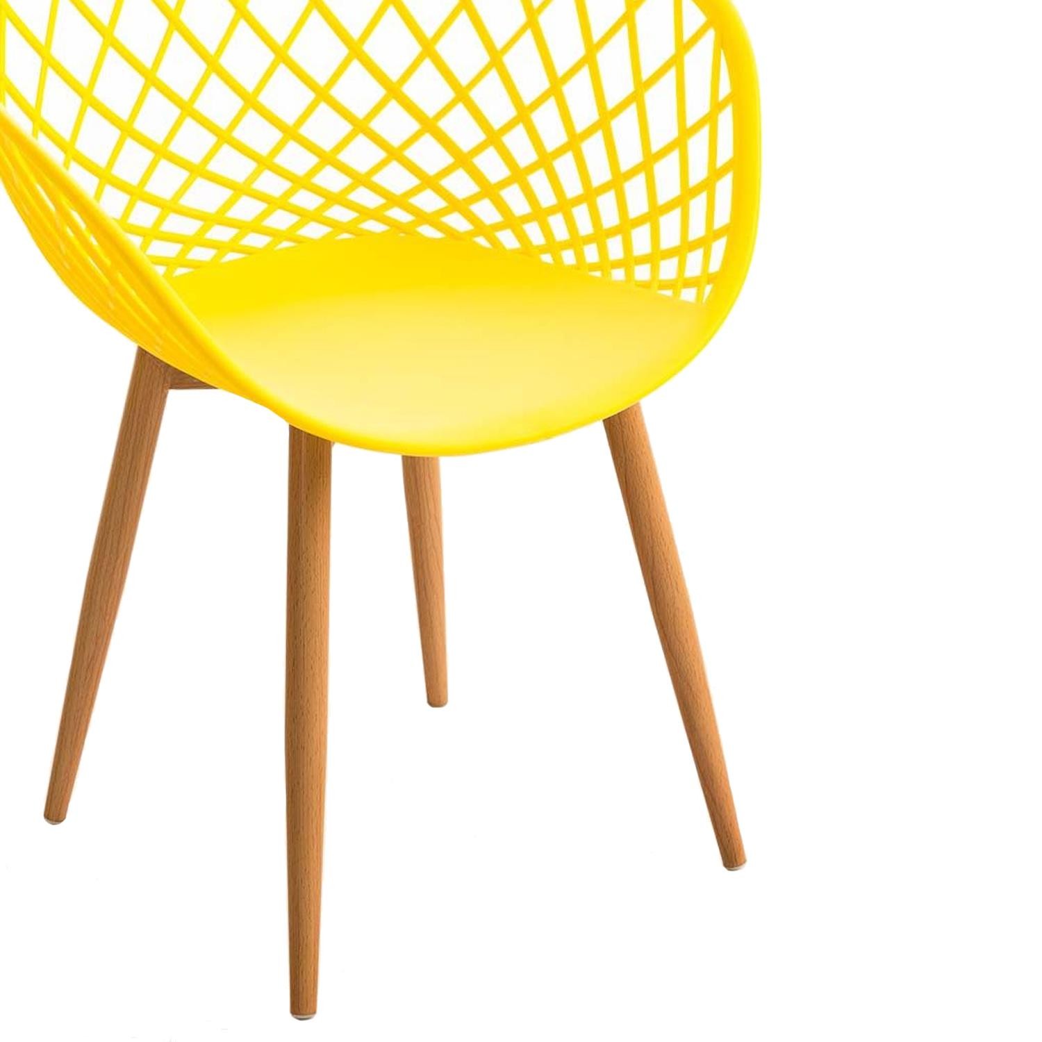 Silla de Confidente TROPIC, Exclusivo Diseño Moderno, Estructura de Metálica, en color Negro