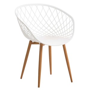 Silla de Confidente TROPIC, diseño exclusivo y moderno, estructura de metal, color negro