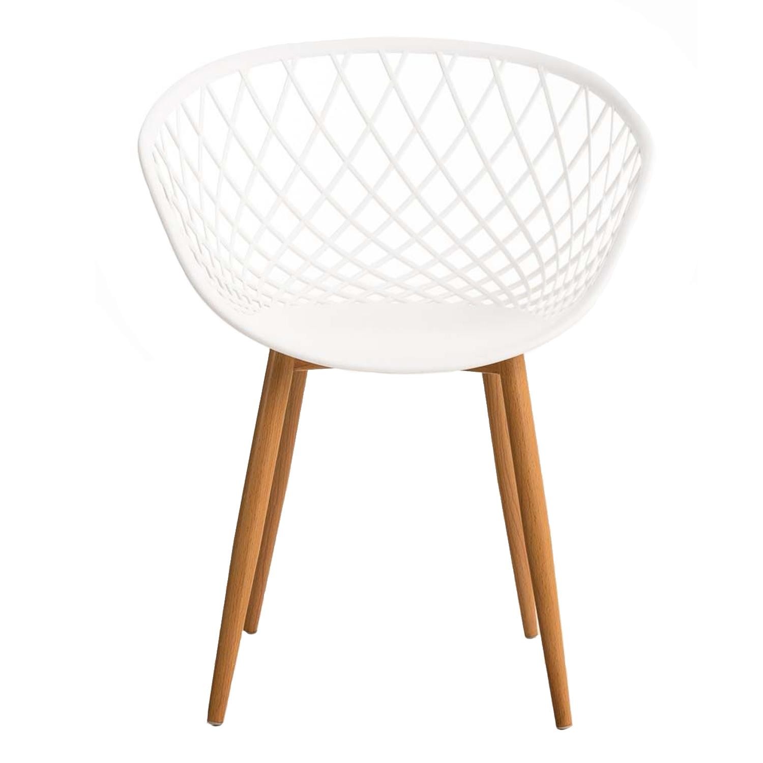 Silla de Confidente TROPIC, Exclusivo Diseño Moderno, Estructura de Metálica, en color Negro