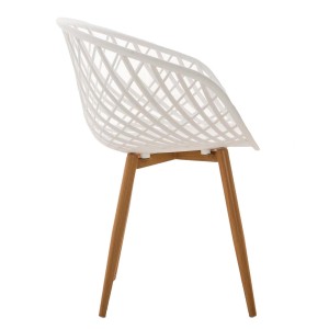 Silla de Confidente TROPIC, diseño exclusivo y moderno, estructura de metal, color negro