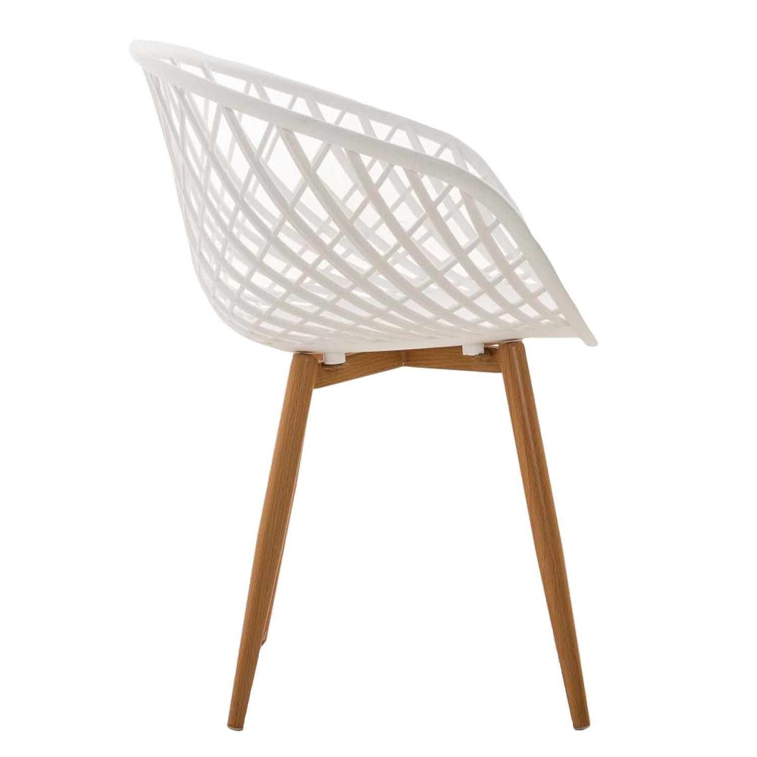 Silla de Confidente TROPIC, Exclusivo Diseño Moderno, Estructura de Metálica, en color Negro
