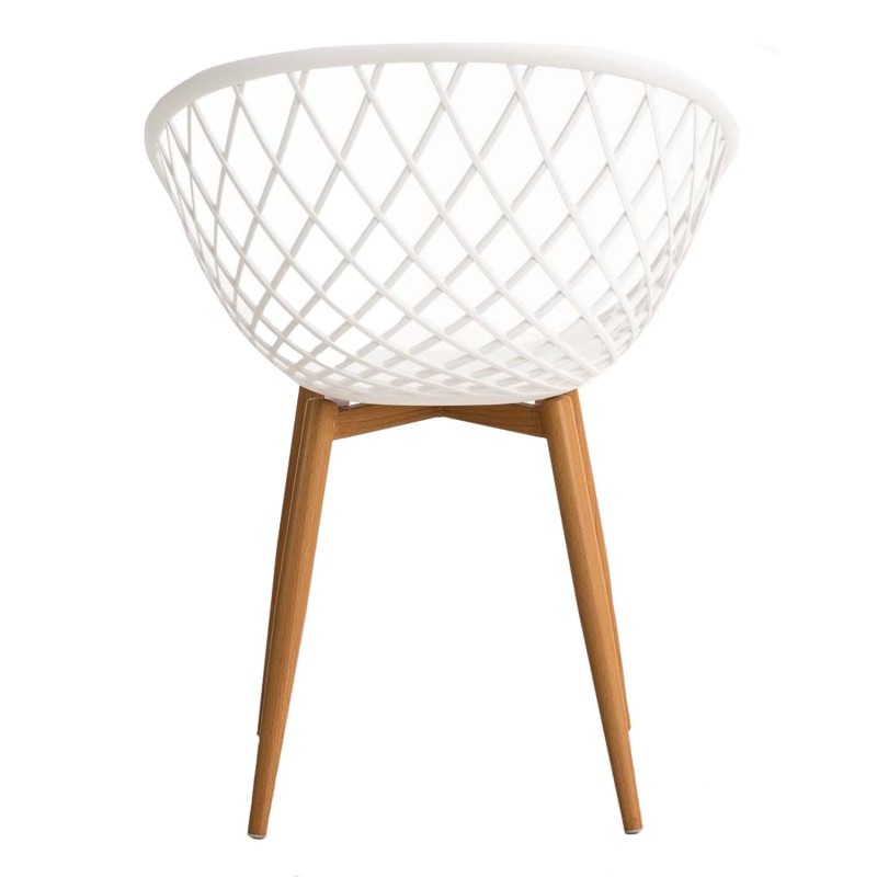 Silla de Confidente TROPIC, diseño exclusivo y moderno, estructura de metal, color negro