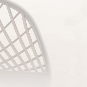 Silla de Confidente TROPIC, diseño exclusivo y moderno, estructura de metal, color negro