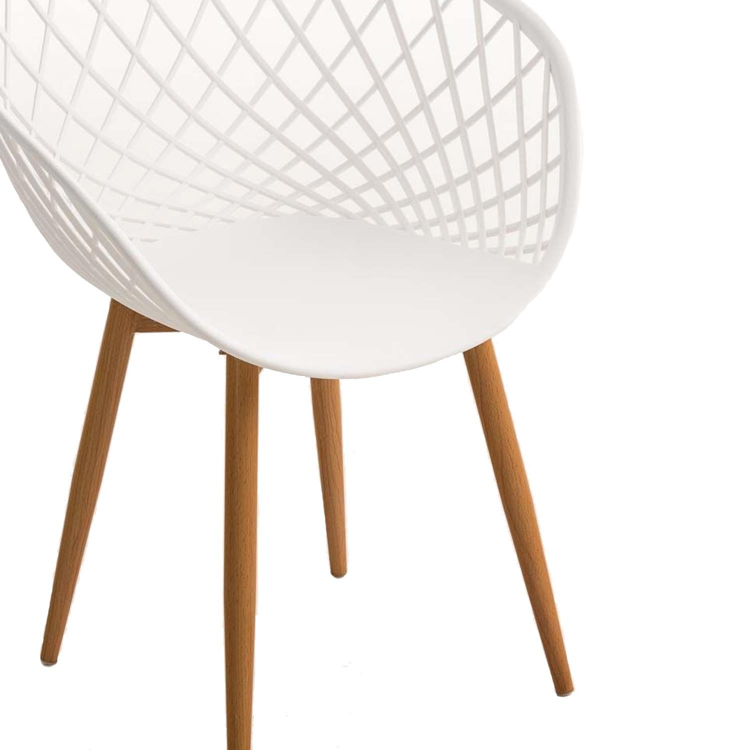 Silla de Confidente TROPIC, Exclusivo Diseño Moderno, Estructura de Metálica, en color Negro