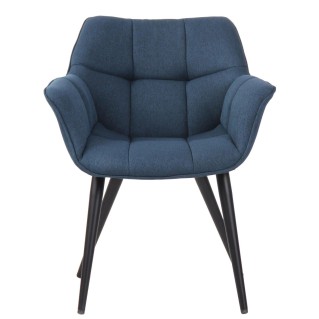 Silla de Confidente TESLA TELA color Azul 2
