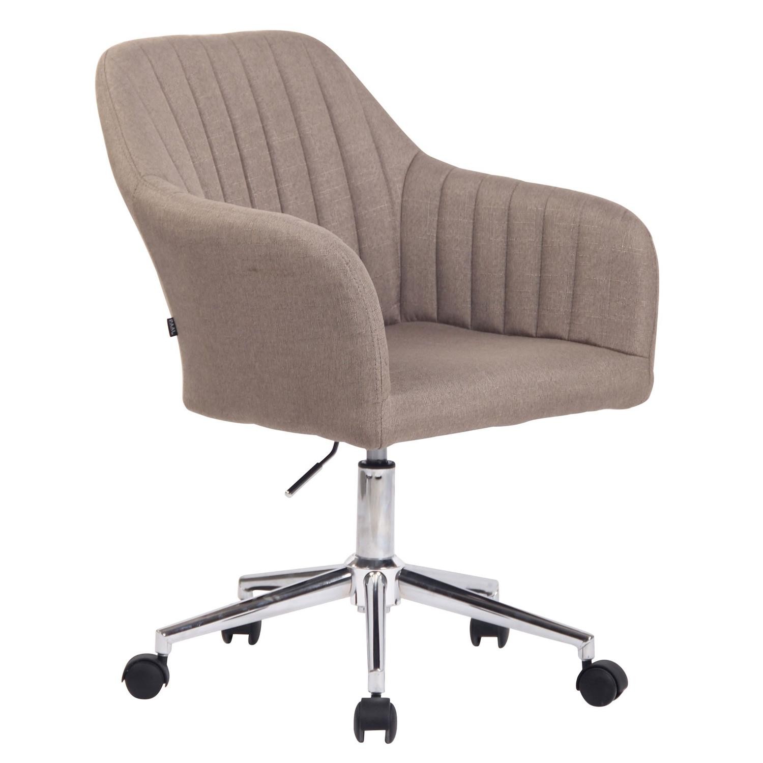 Silla de Oficina FOCUS TELA, Gran acolchado, Base Metálica, en color Negro