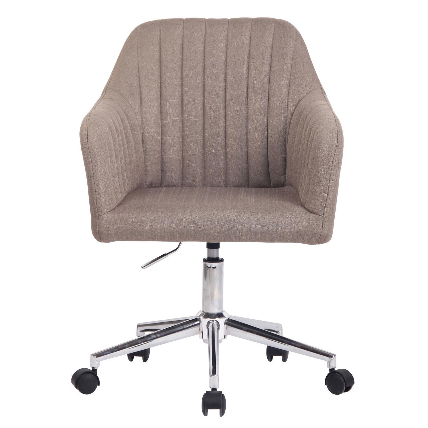 Silla de Oficina FOCUS TELA, Gran acolchado, Base Metálica, en color Negro