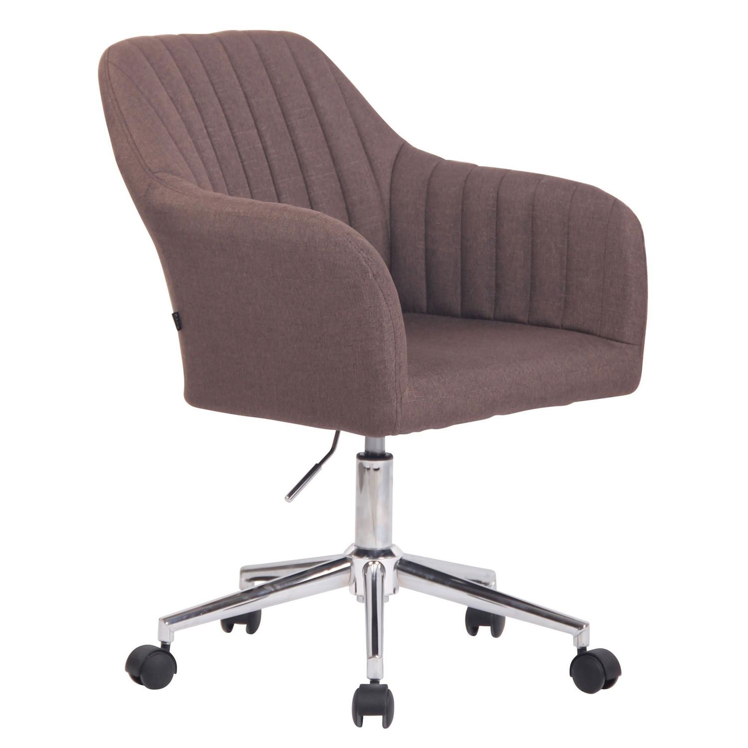 Silla de Oficina FOCUS TELA, Gran acolchado, Base Metálica, en color Negro