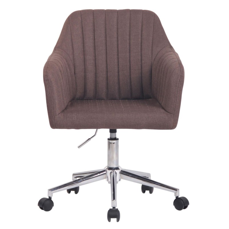 Silla de Oficina FOCUS TELA, Gran acolchado, en color negro